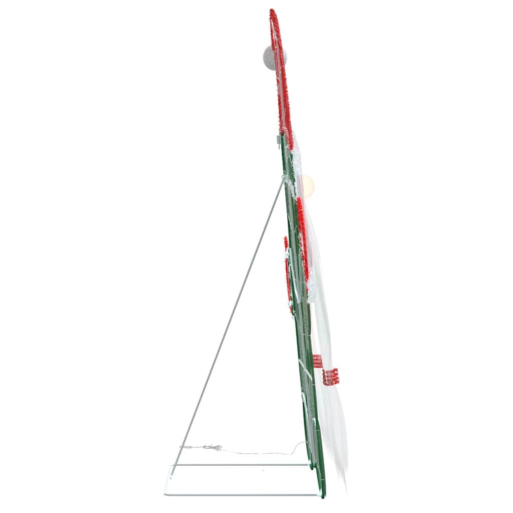 vidaXL Podświetlany gnom z 60 diodami LED Ciepła biel 71 x 64 cm