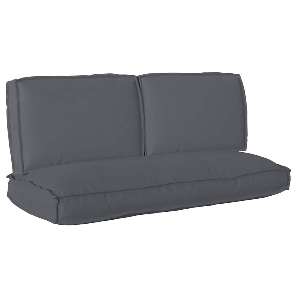 vidaXL Zestaw poduszek 3 pcs Antracyt Materiał Oxford