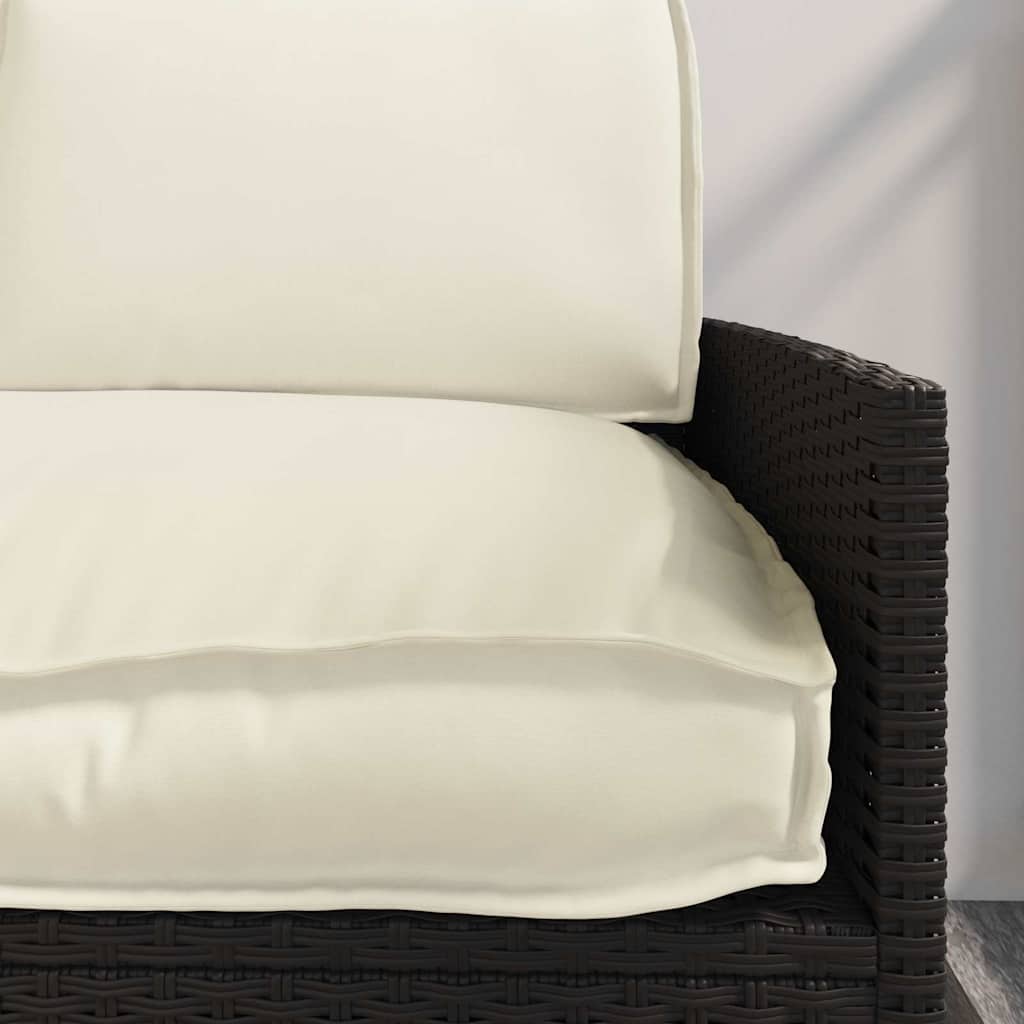 vidaXL Zestaw poduszek 3 pcs Kremowy Materiał Oxford