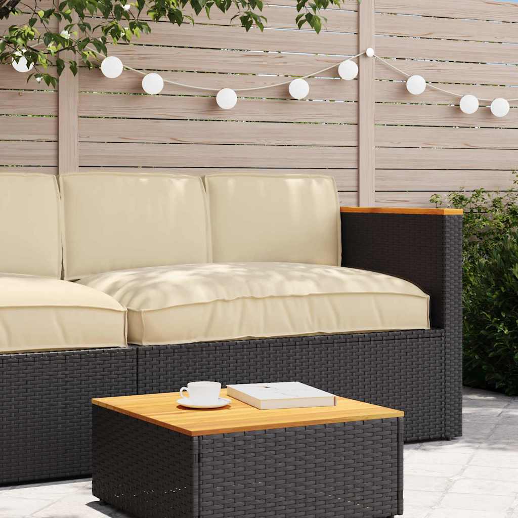 vidaXL Zestaw poduszek Materiał Oxford Beżowy 120 x 80 x 52 cm