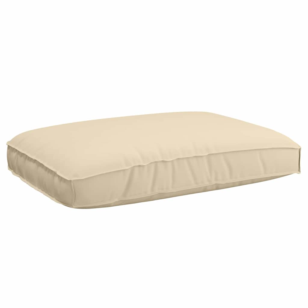vidaXL Zestaw poduszek Materiał Oxford Beżowy 120 x 80 x 52 cm