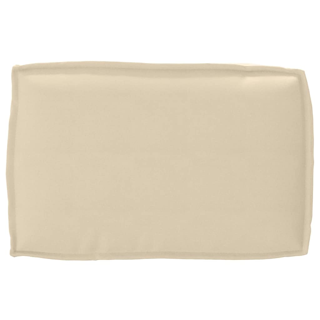 vidaXL Zestaw poduszek Materiał Oxford Beżowy 120 x 80 x 52 cm