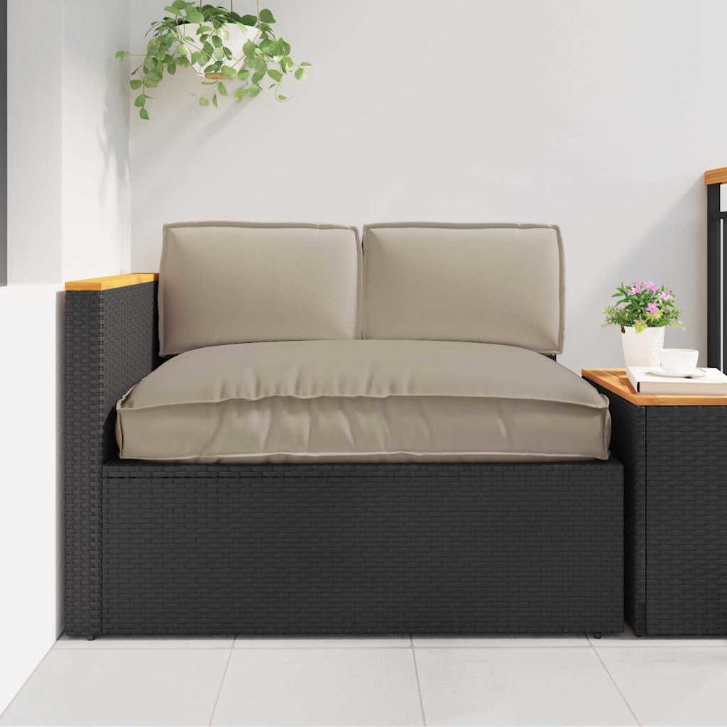 vidaXL Zestaw poduszek 3 pcs Ciemnoszary Materiał Oxford