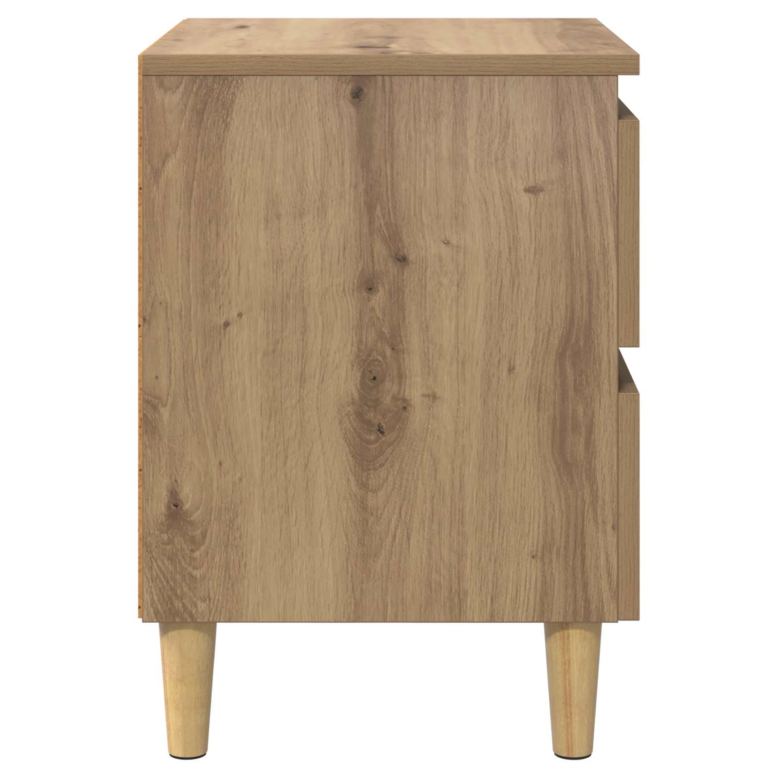 vidaXL Szafki na łóżko 2 pcs Dąb rzemieślniczy 40 x 35 x 50 cm