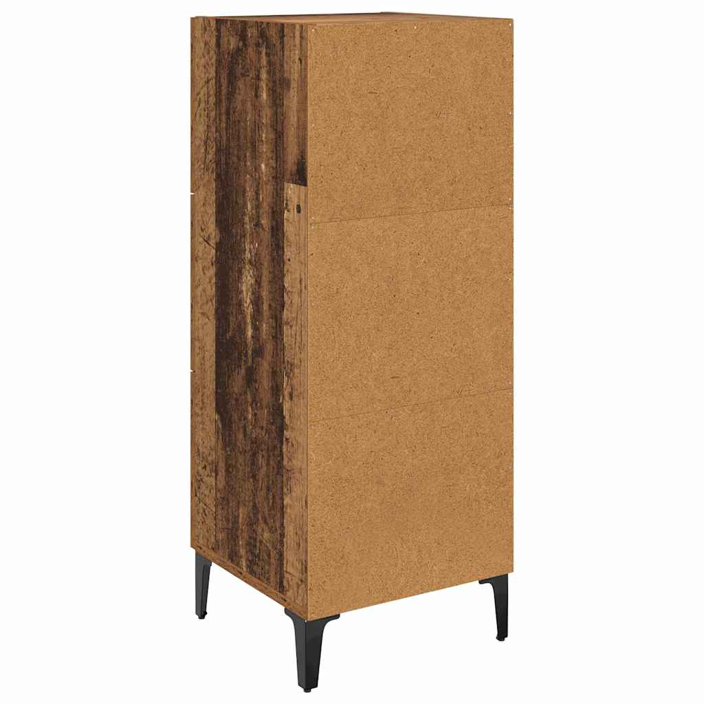 vidaXL Bufet Stare drewno 34,5 x 34 x 90 cm Materiał drewnopochodny