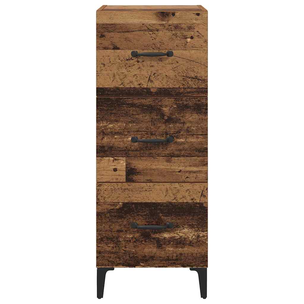 vidaXL Bufet Stare drewno 34,5 x 34 x 90 cm Materiał drewnopochodny