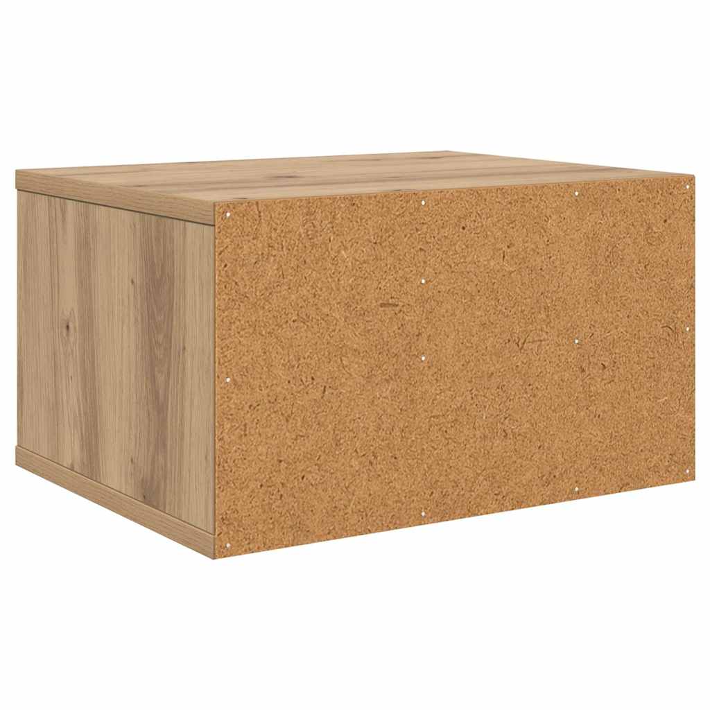vidaXL Stojak na drukarkę z szufladą Dąb rzemieślniczy 40 x 32 x 24 cm
