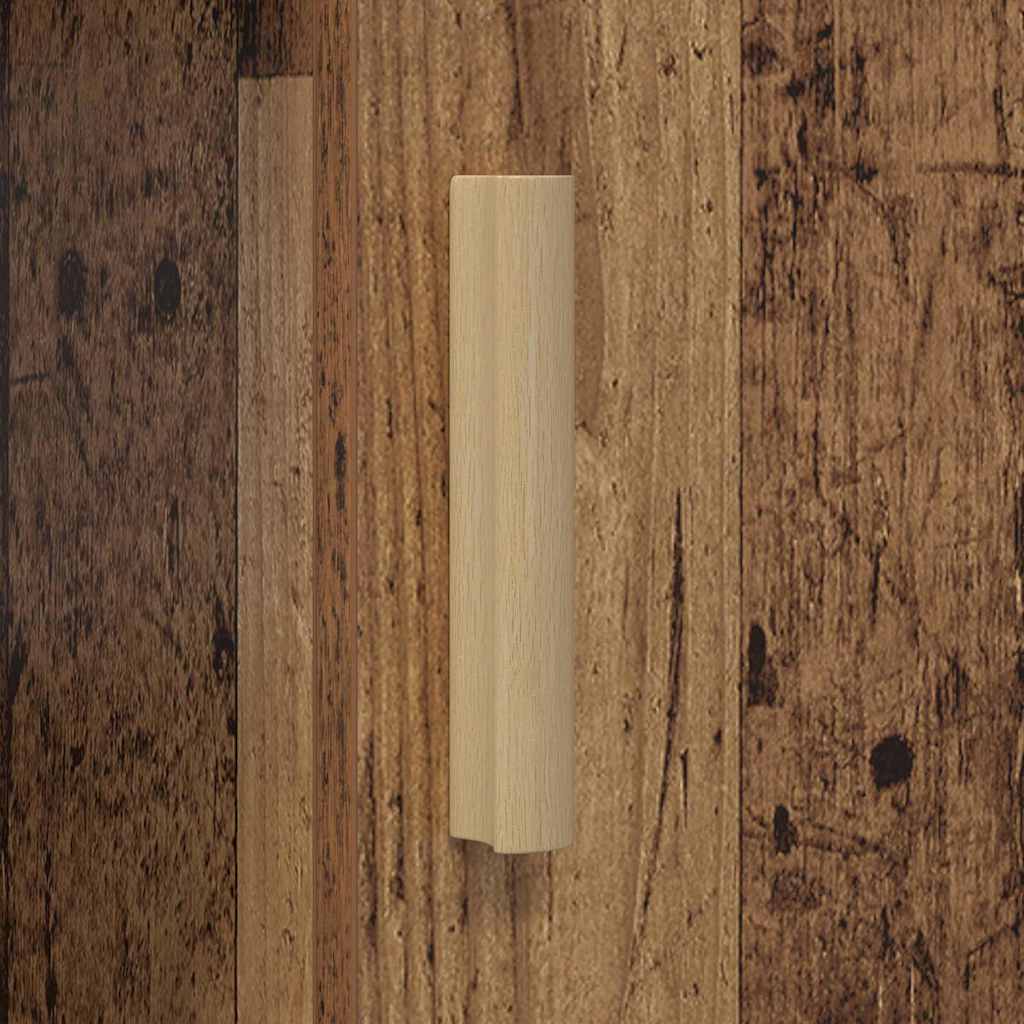 vidaXL Biurko Stare drewno 140 x 50 x 75 cm Materiał drewnopochodny