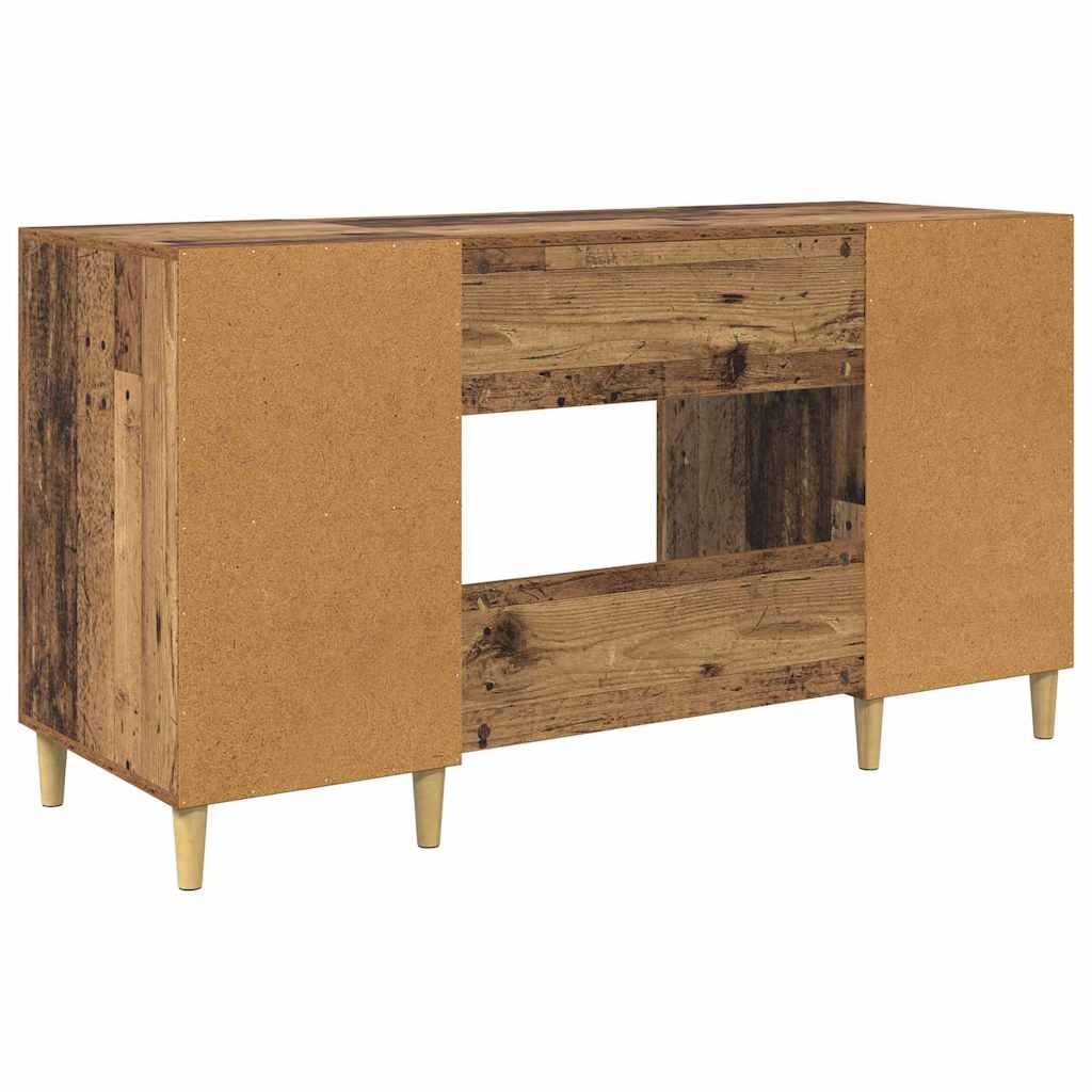 vidaXL Biurko Stare drewno 140 x 50 x 75 cm Materiał drewnopochodny