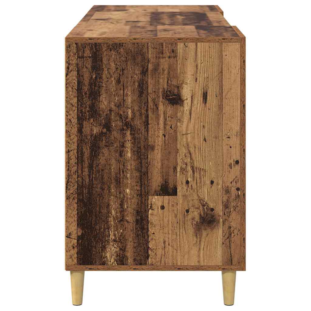 vidaXL Biurko Stare drewno 140 x 50 x 75 cm Materiał drewnopochodny