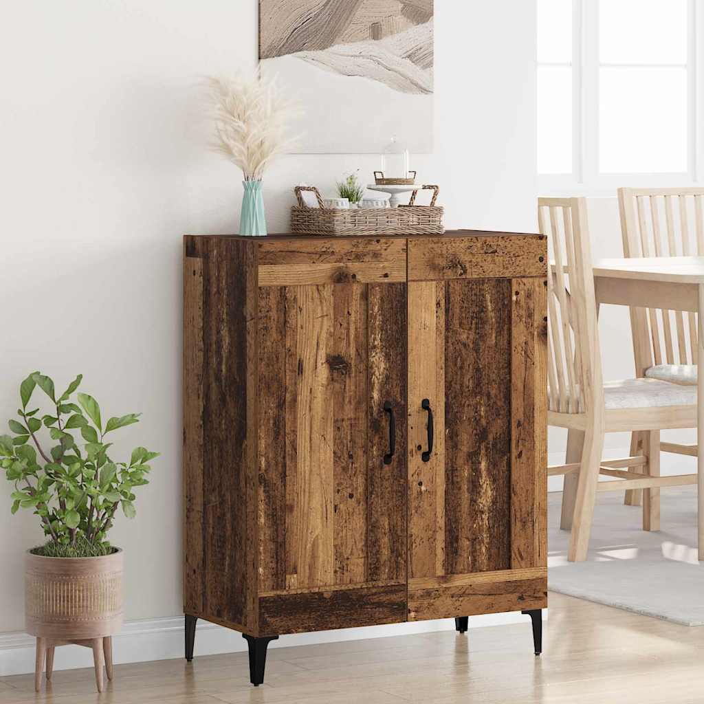 vidaXL Bufet Stare drewno 69,5 x 34 x 90 cm Materiał drewnopochodny