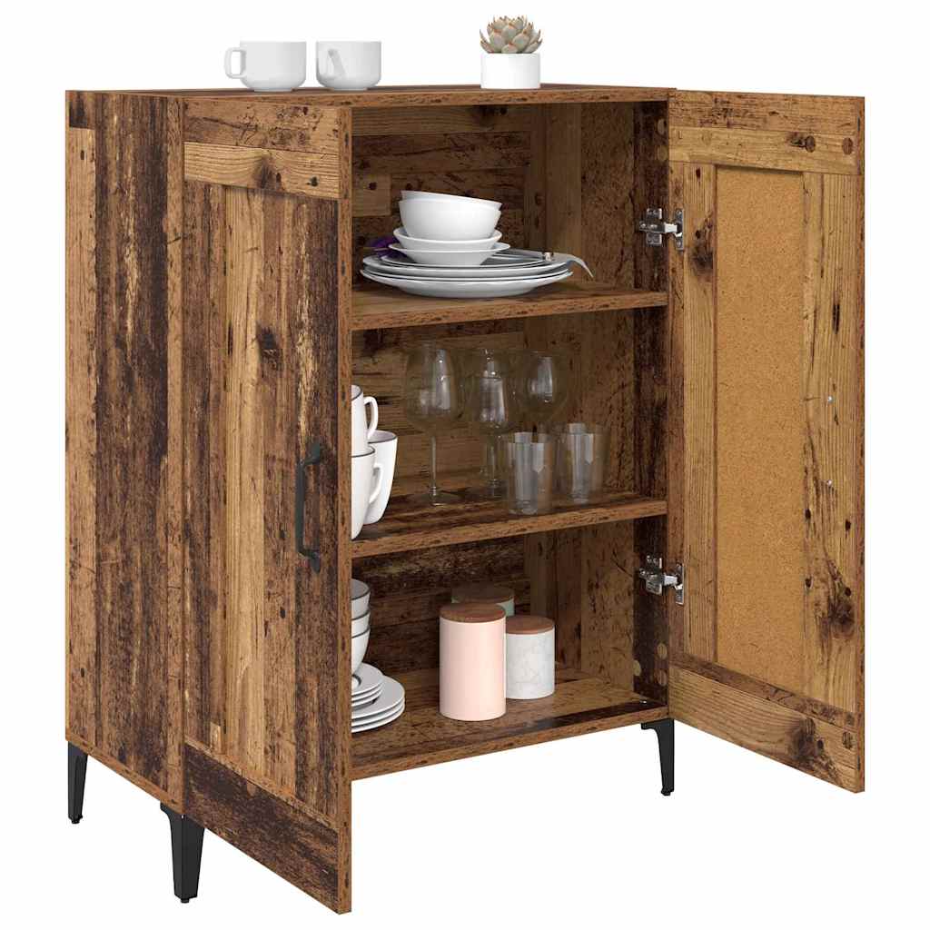vidaXL Bufet Stare drewno 69,5 x 34 x 90 cm Materiał drewnopochodny