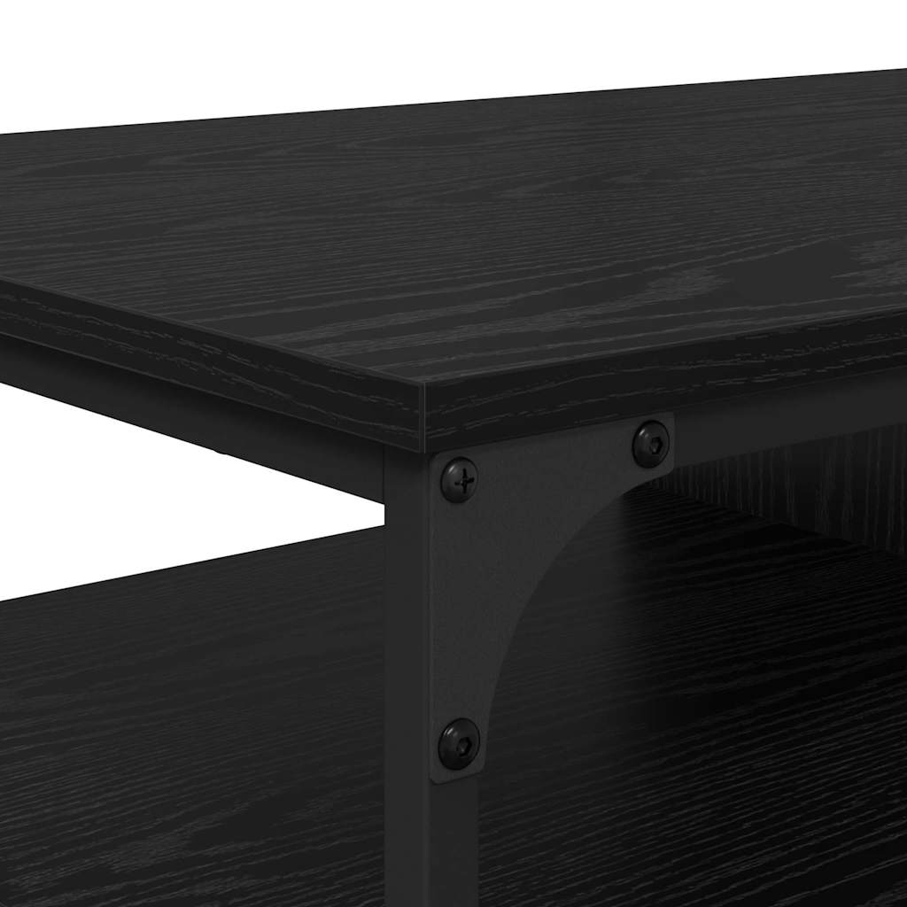 vidaXL Stolik kawowy Czarny Dąb 100 x 50 x 45 cm
