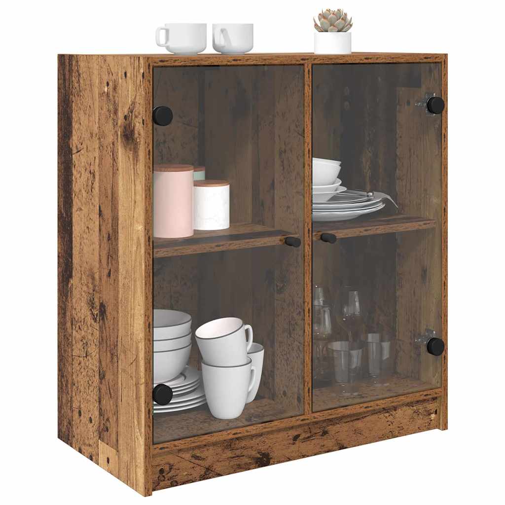 vidaXL Szafka boczna Stare drewno 68 x 37 x 75,5 cm