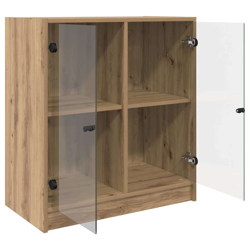 vidaXL Szafka boczna Dąb rzemieślniczy 68 x 37 x 75,5 cm