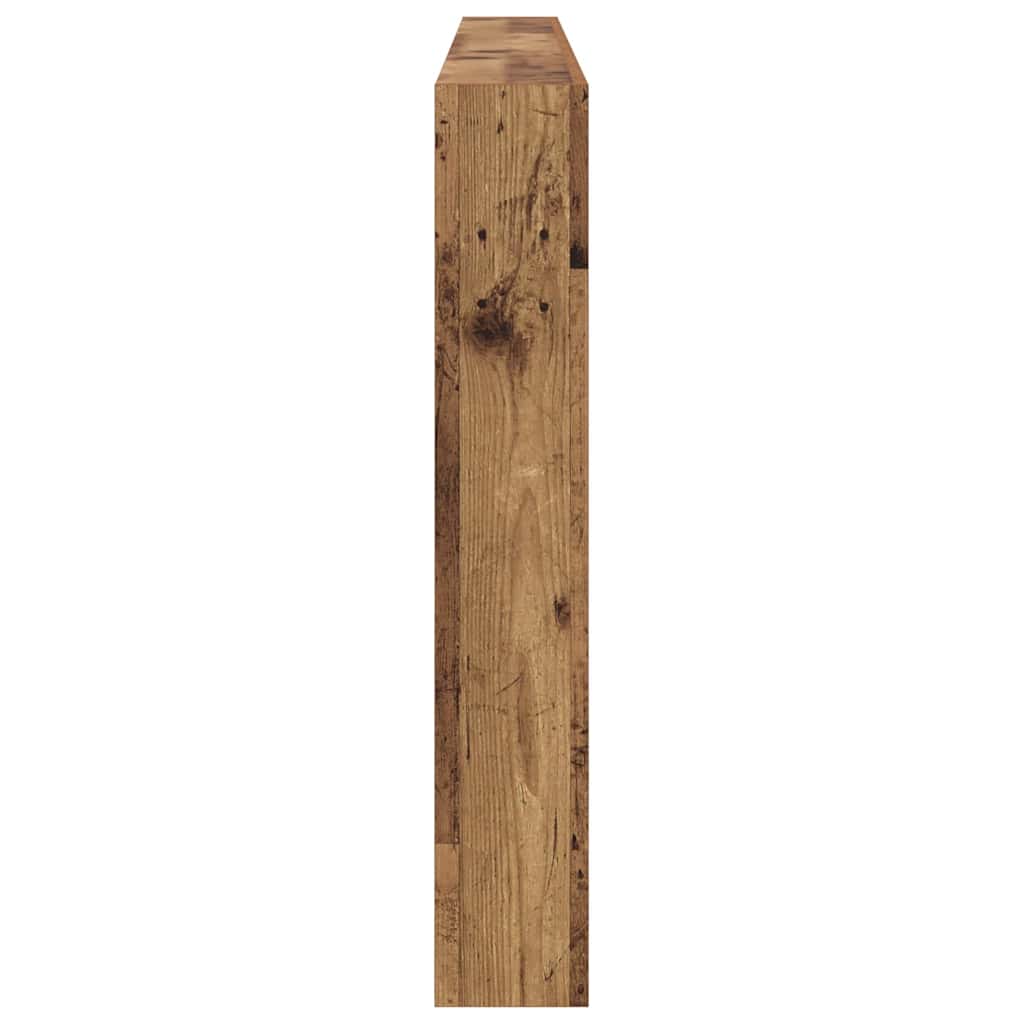 vidaXL Zagłówek Stare drewno 200 x 17 x 102 cm Materiał drewnopochodny