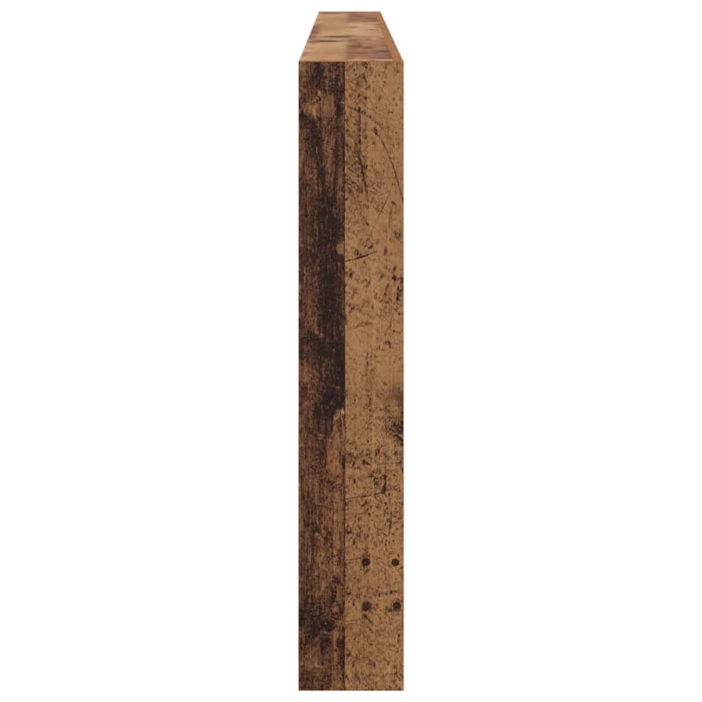 vidaXL Zagłówek Stare drewno 220 x 17 x 102 cm Materiał drewnopochodny