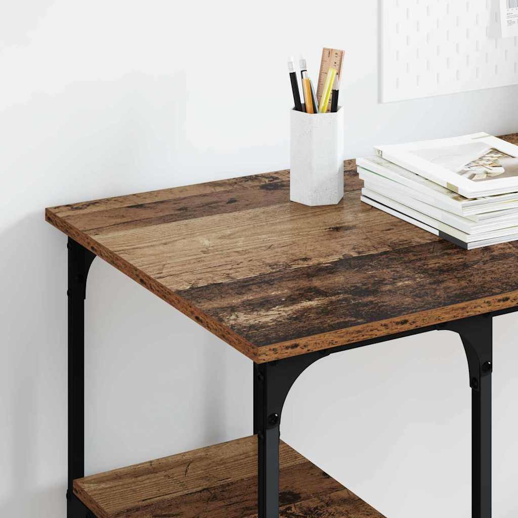 vidaXL Biurko Stare drewno 140 x 50 x 75 cm Materiał drewnopochodny