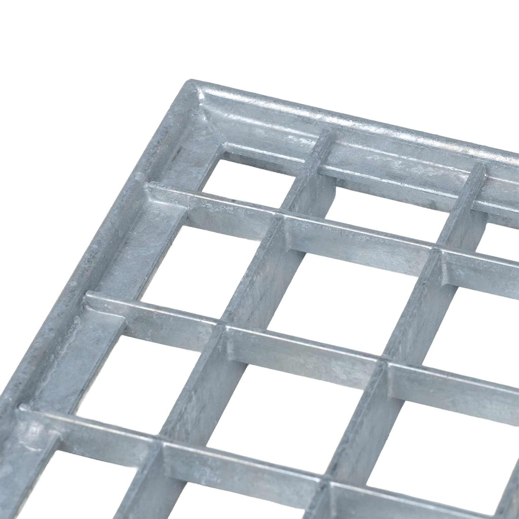 vidaXL Ruszt Srebrny 60 x 40 x 2 cm Stal ocynkowana na gorąco