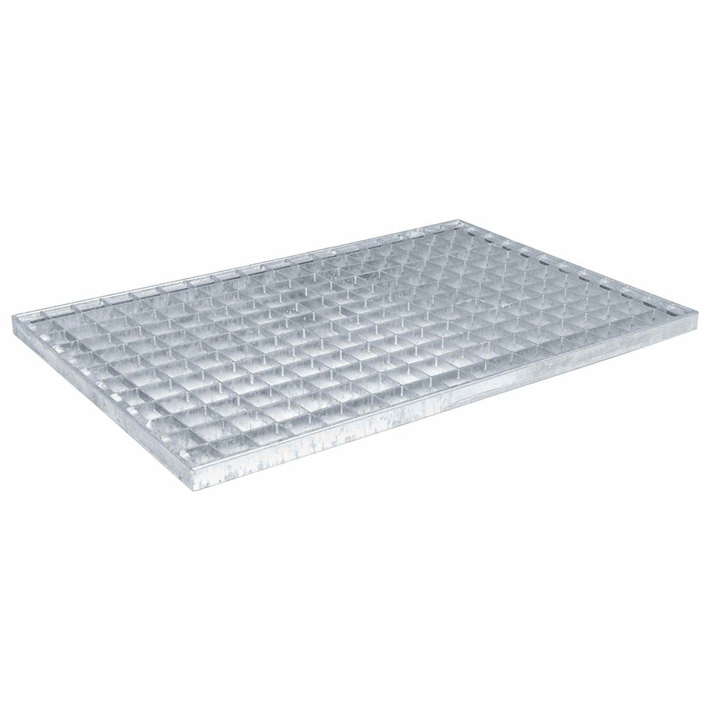 vidaXL Ruszt Srebrny 60 x 40 x 2 cm Stal ocynkowana na gorąco