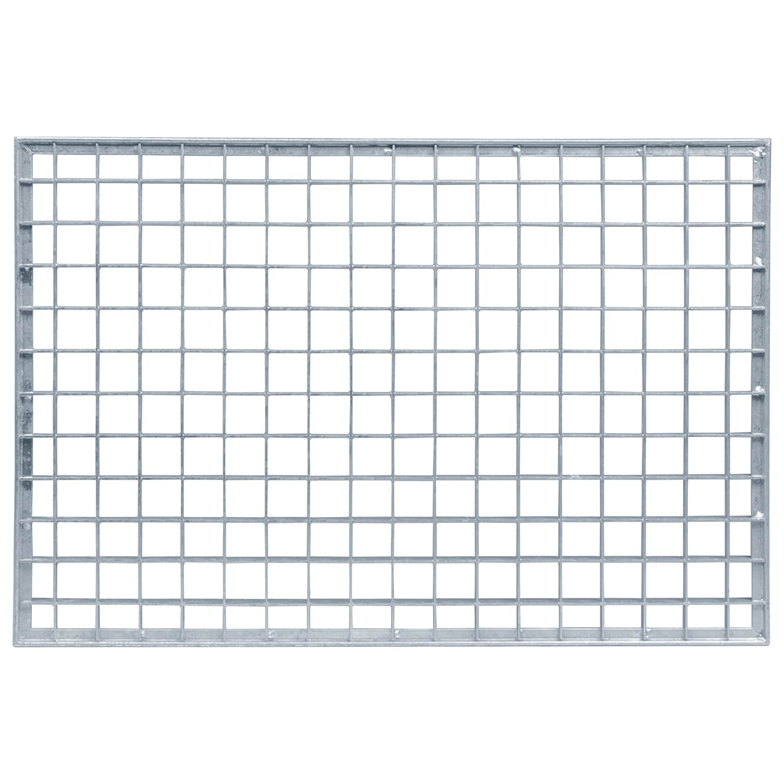 vidaXL Ruszt Srebrny 60 x 40 x 2 cm Stal ocynkowana na gorąco