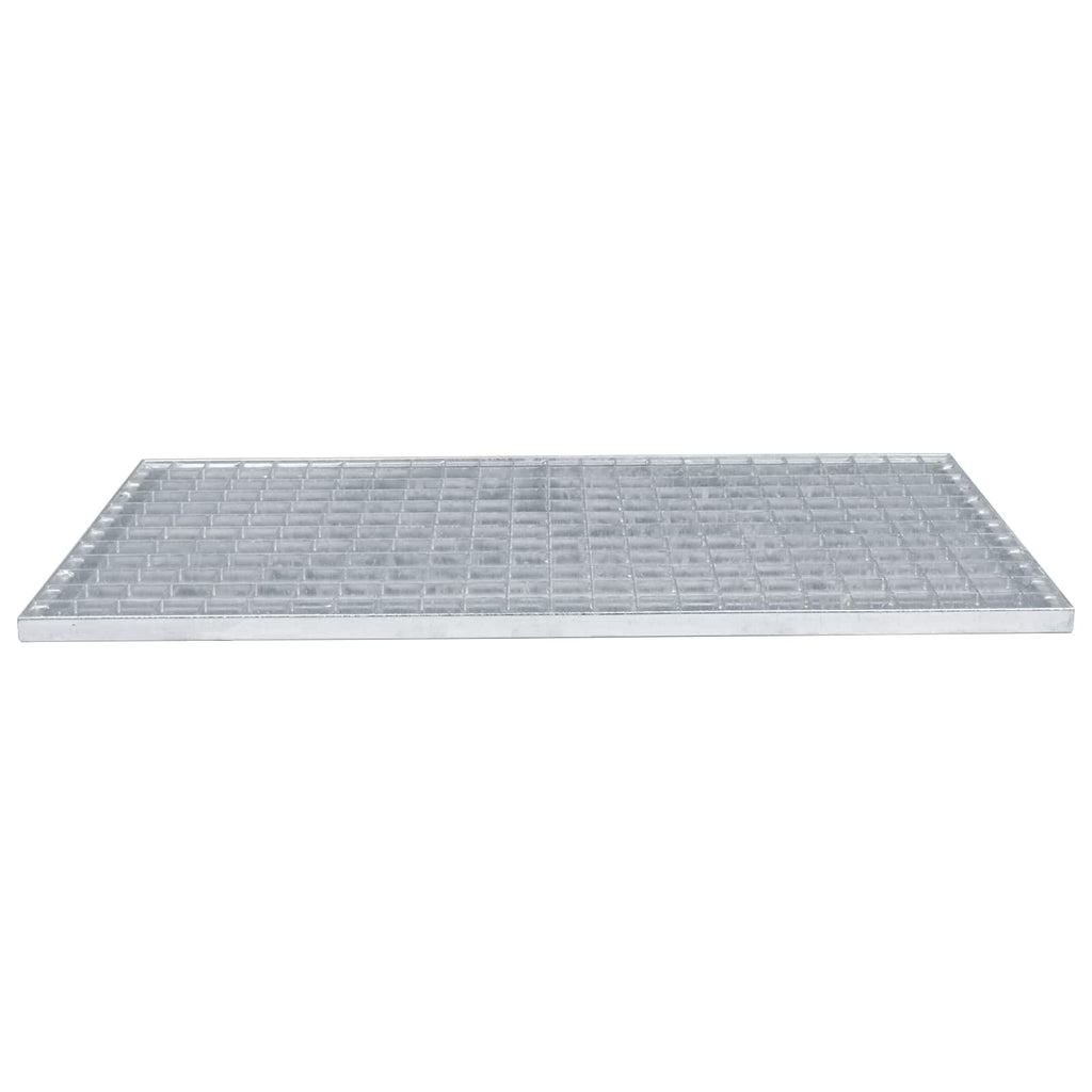 vidaXL Ruszt Srebrny 80 x 40 x 2 cm Stal ocynkowana na gorąco