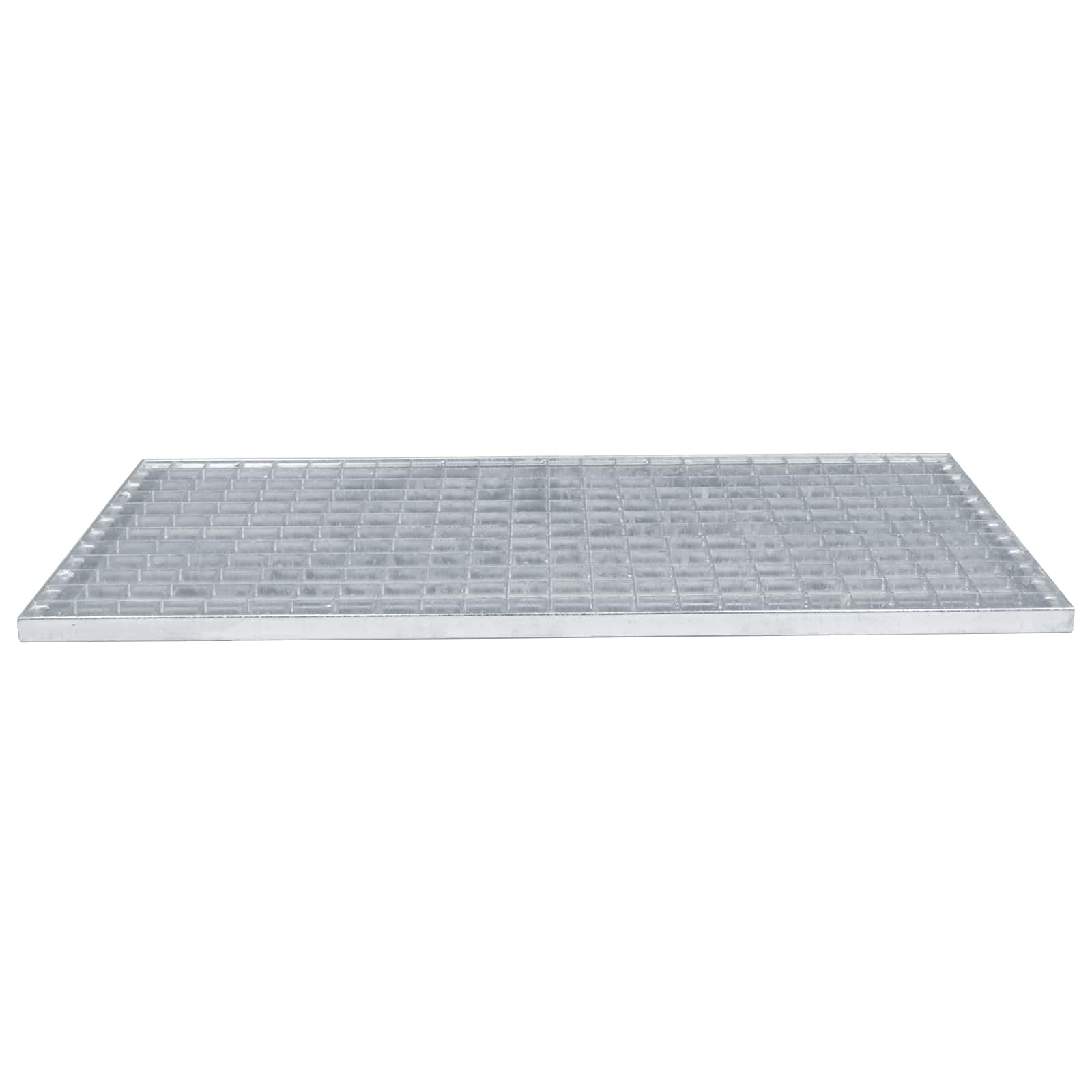 vidaXL Ruszt Srebrny 80 x 40 x 2 cm Stal ocynkowana na gorąco