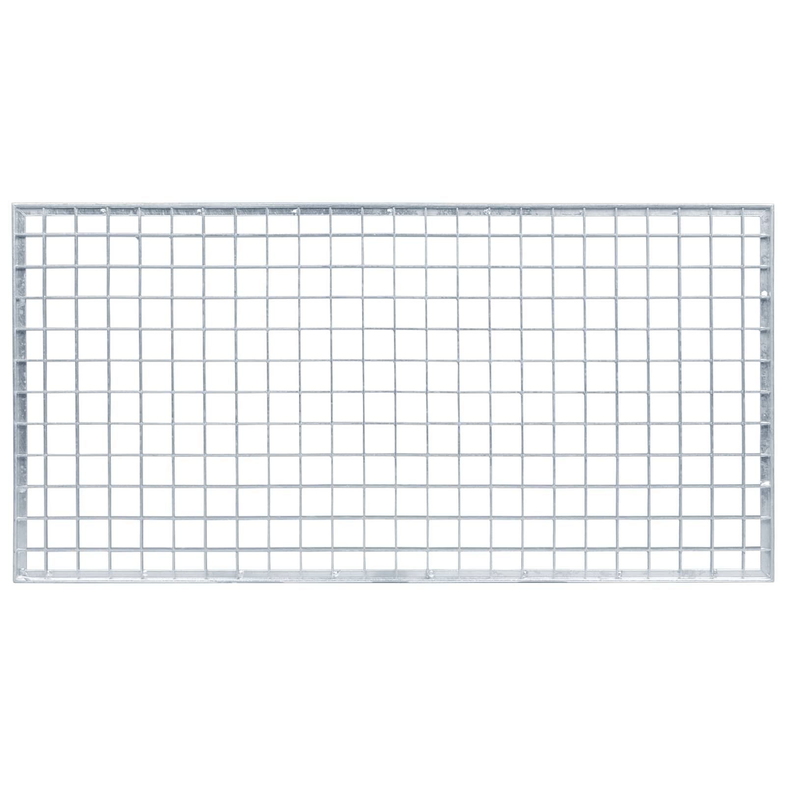 vidaXL Ruszt Srebrny 80 x 40 x 2 cm Stal ocynkowana na gorąco