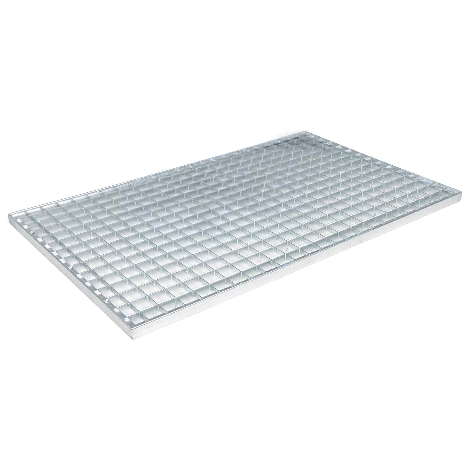 vidaXL Ruszt Srebrny 80 x 50 x 2 cm Stal ocynkowana na gorąco