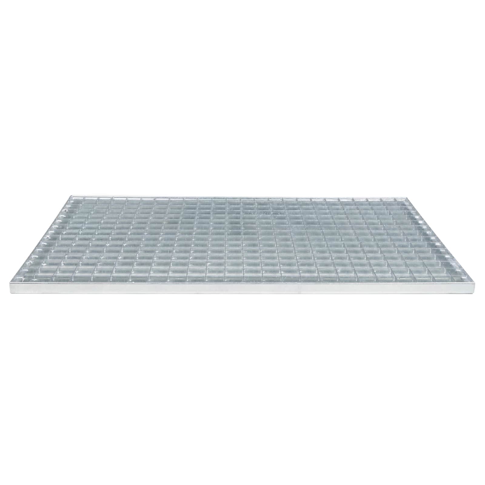 vidaXL Ruszt Srebrny 80 x 50 x 2 cm Stal ocynkowana na gorąco
