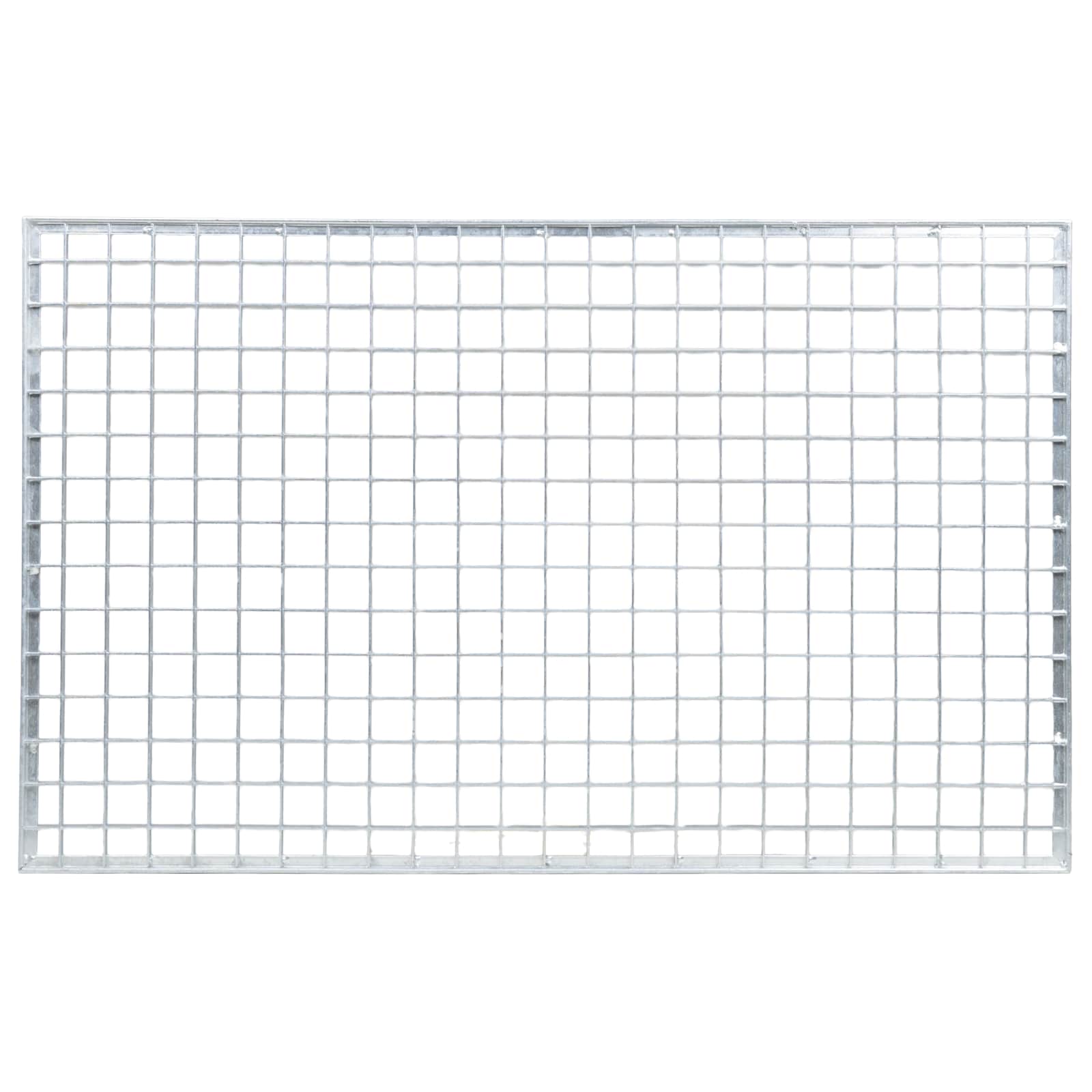 vidaXL Ruszt Srebrny 80 x 50 x 2 cm Stal ocynkowana na gorąco