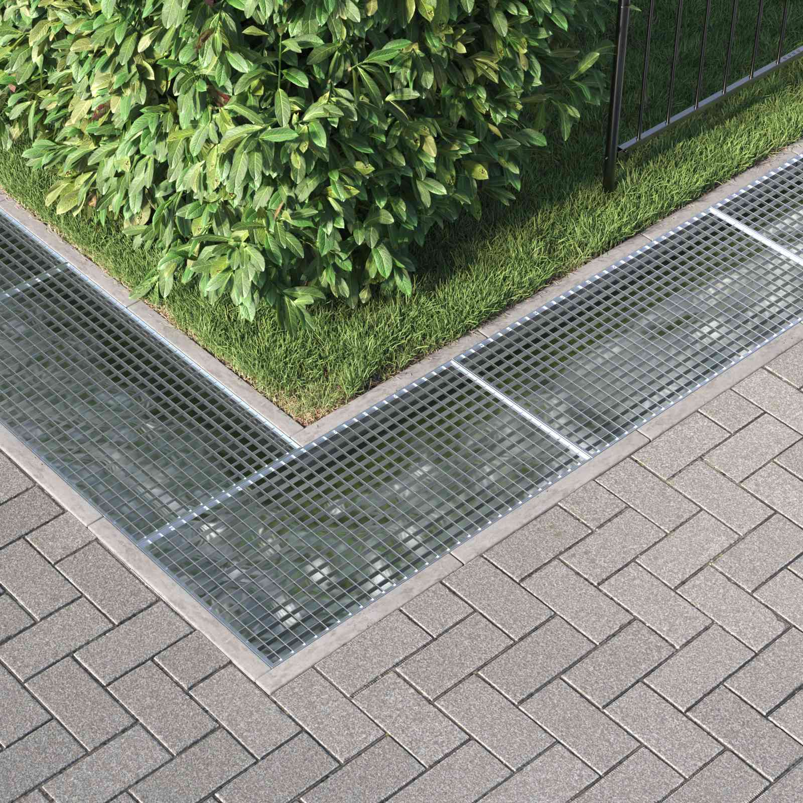 vidaXL Ruszt Srebrny 100 x 50 x 2 cm Stal ocynkowana na gorąco