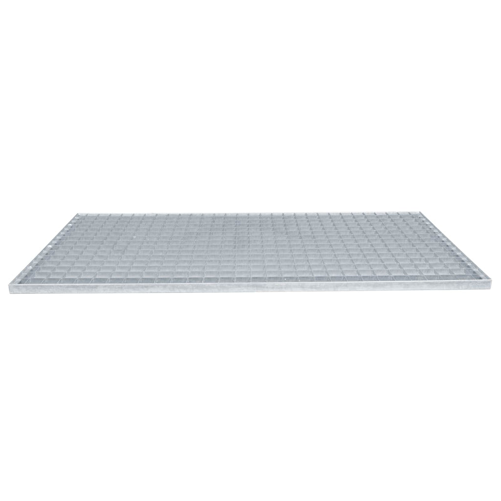 vidaXL Ruszt Srebrny 100 x 50 x 2 cm Stal ocynkowana na gorąco