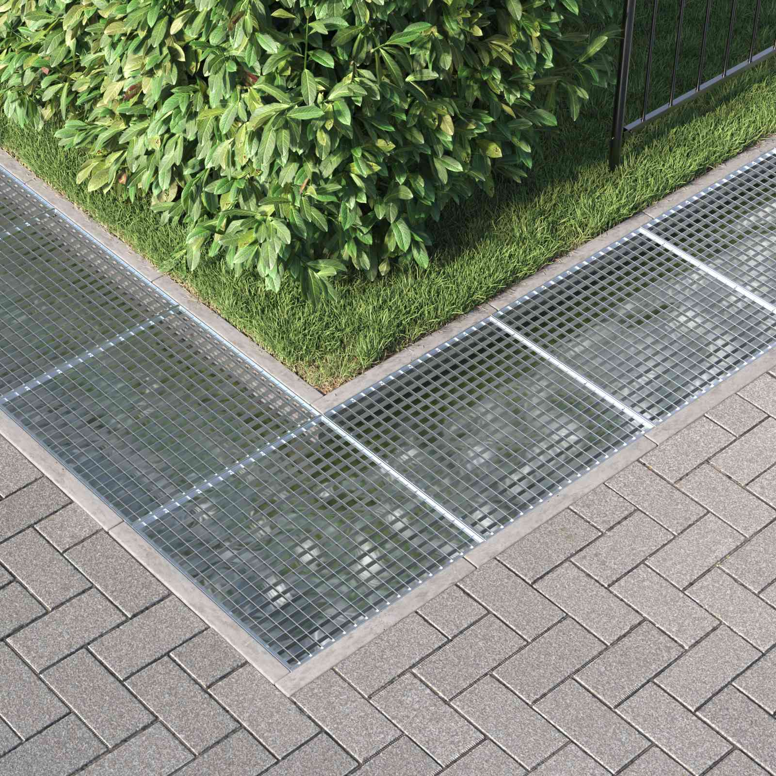 vidaXL Ruszt Srebrny 60 x 60 x 2 cm Stal ocynkowana na gorąco
