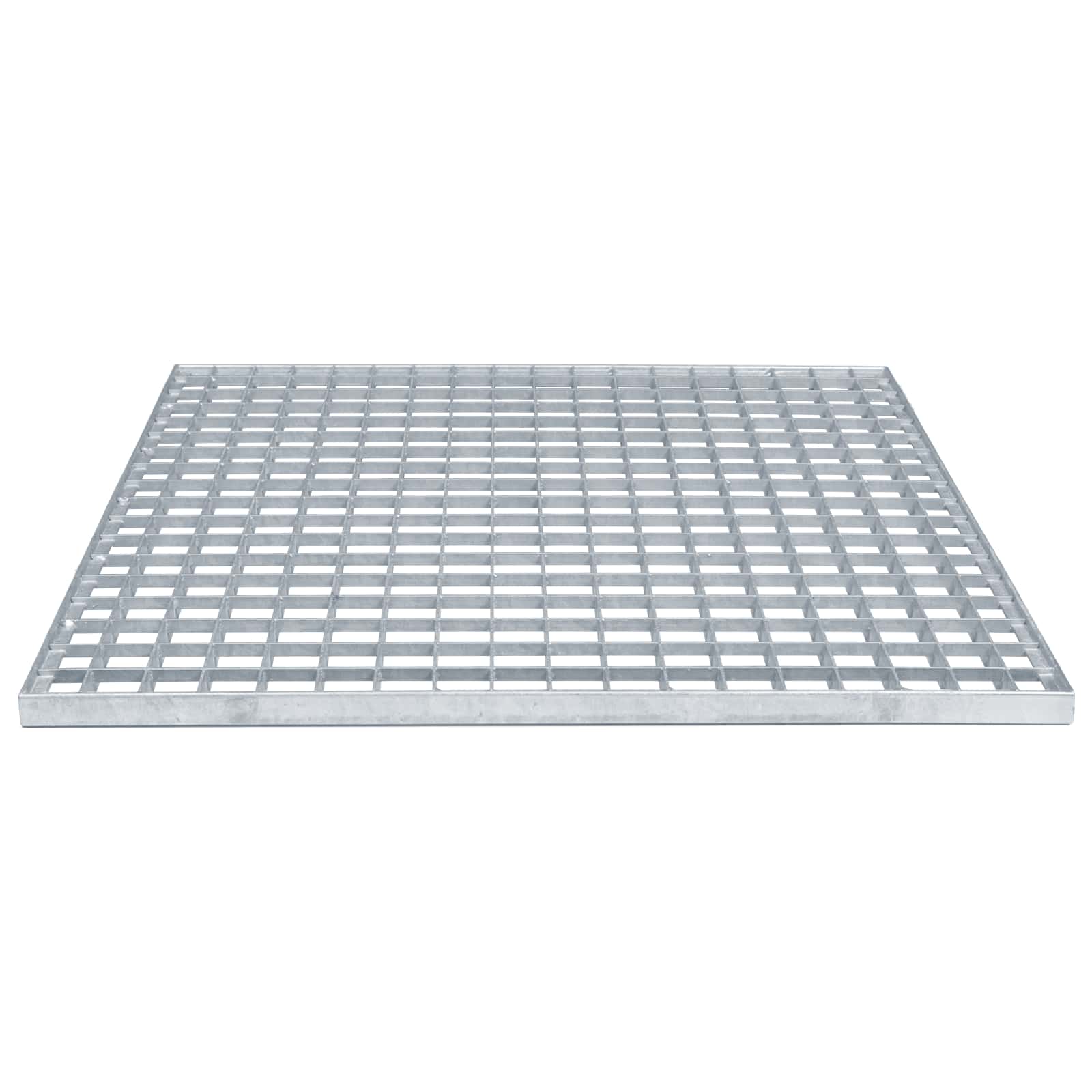 vidaXL Ruszt Srebrny 60 x 60 x 2 cm Stal ocynkowana na gorąco