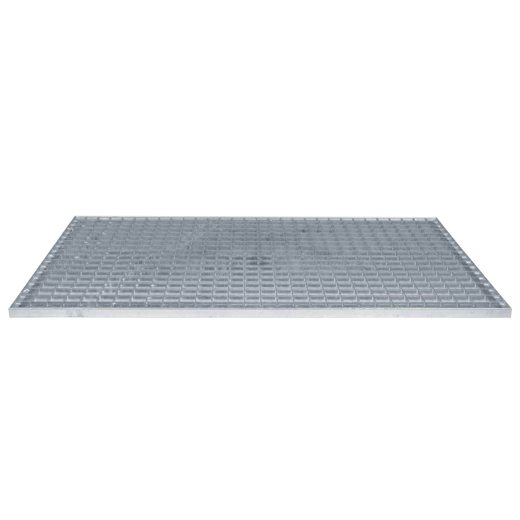 vidaXL Ruszt Srebrny 100 x 60 x 2 cm Stal ocynkowana na gorąco