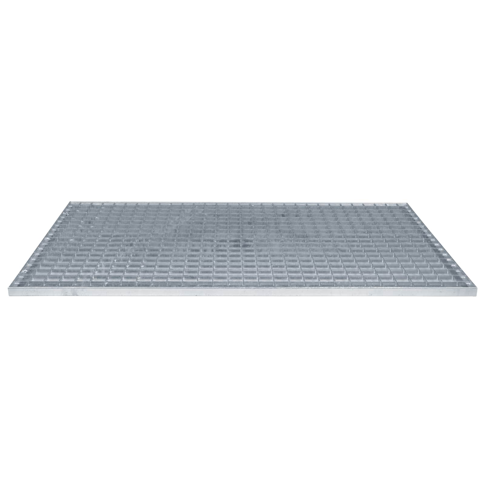 vidaXL Ruszt Srebrny 100 x 60 x 2 cm Stal ocynkowana na gorąco