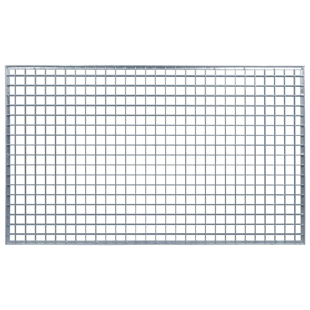 vidaXL Ruszt Srebrny 100 x 60 x 2 cm Stal ocynkowana na gorąco