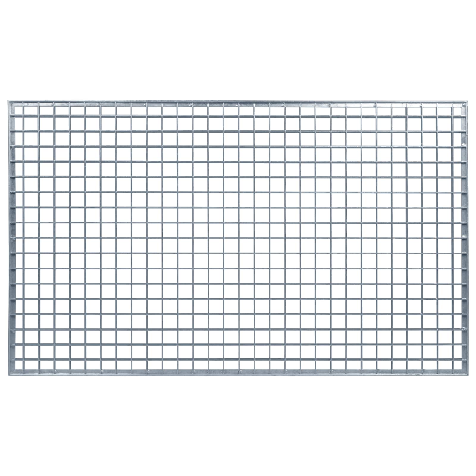 vidaXL Ruszt Srebrny 100 x 60 x 2 cm Stal ocynkowana na gorąco