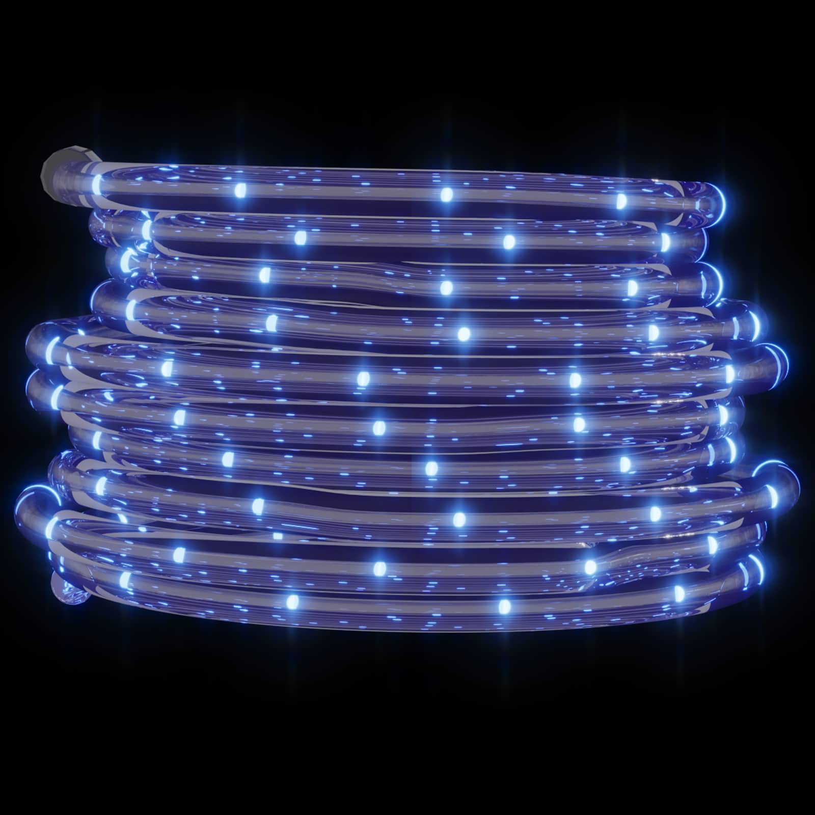 vidaXL Lina świetlna z 2400 diodami LED Zimna Biała 100 m PVC