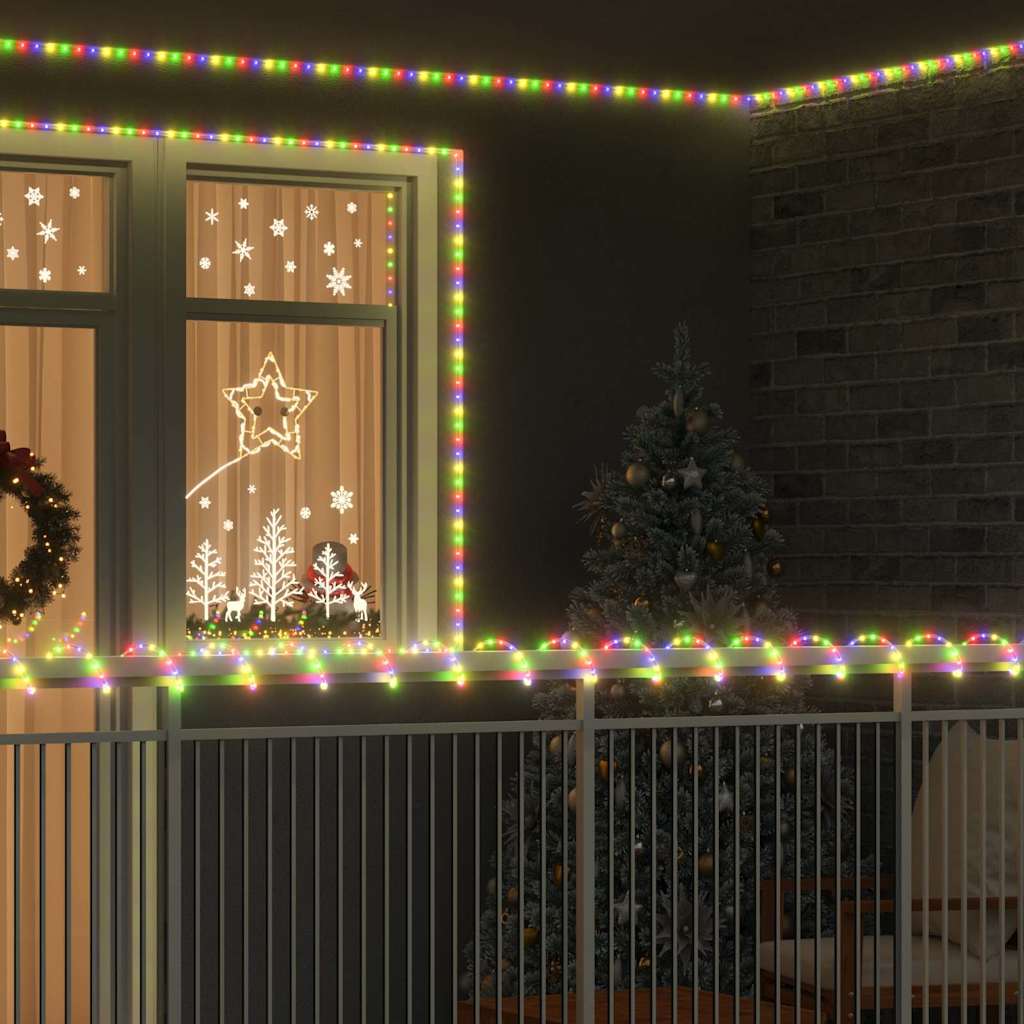 vidaXL Lina świetlna z 2400 diodami LED Wielokolorowe 100 m PVC