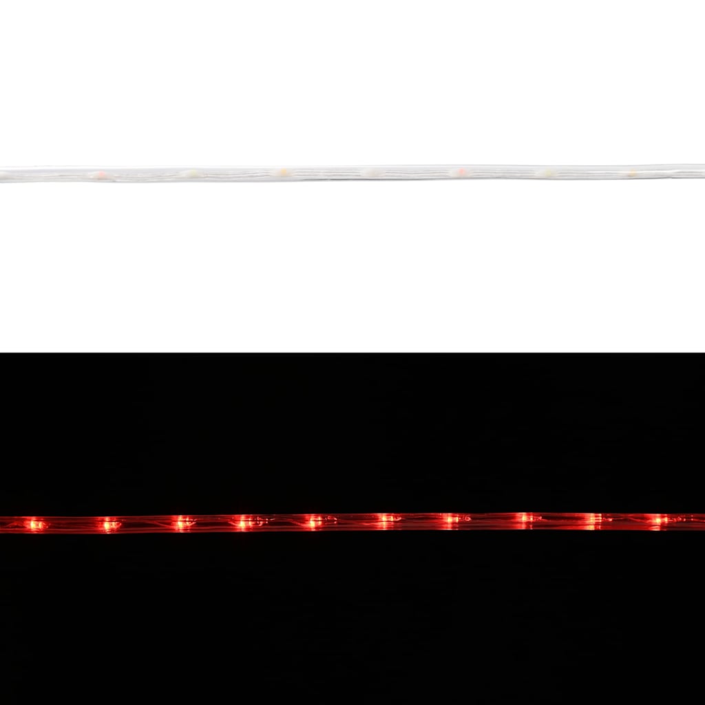 vidaXL Lina świetlna z 1200 diodami LED Czerwony 50 m PVC