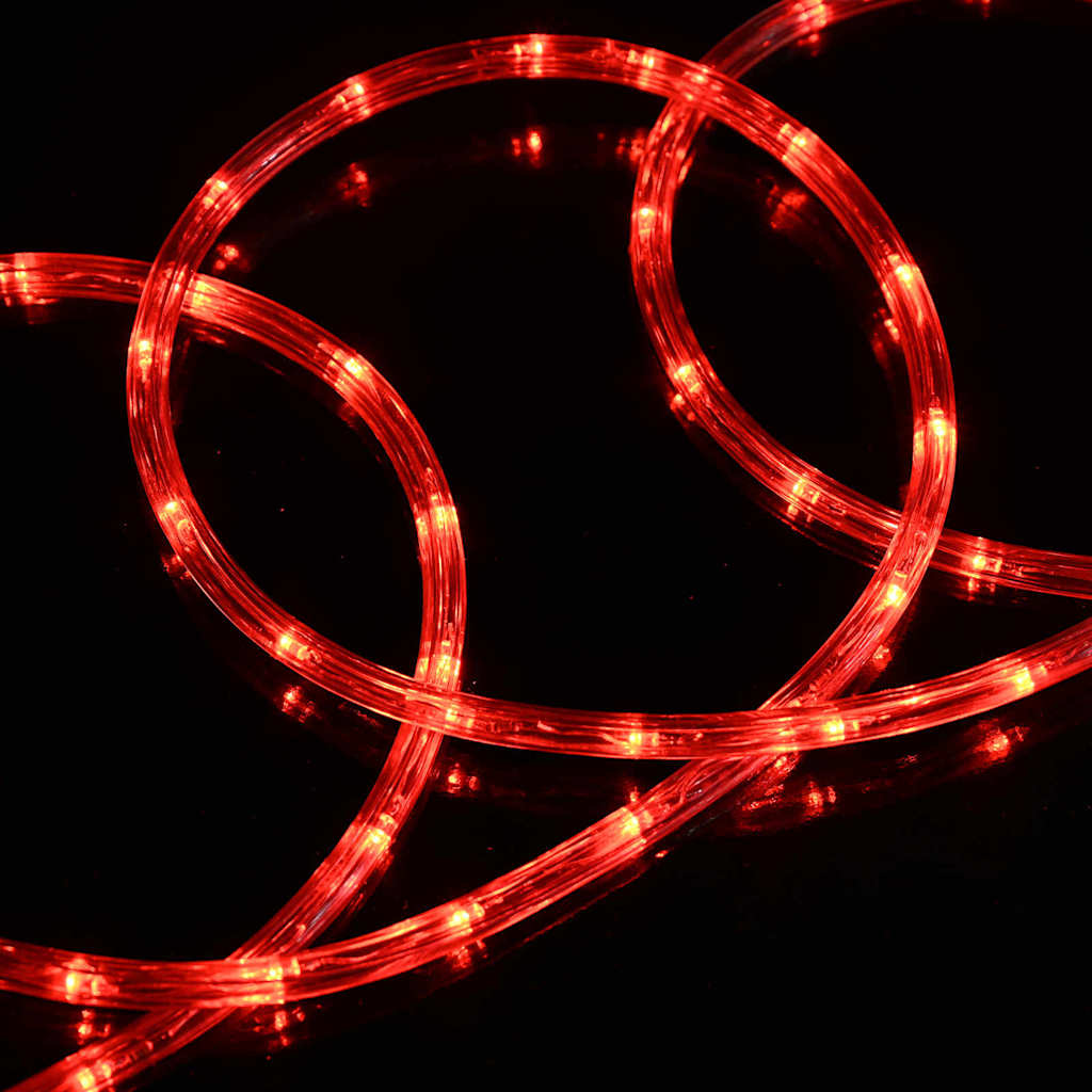 vidaXL Lina świetlna z 2400 diodami LED Czerwony 100 m PVC