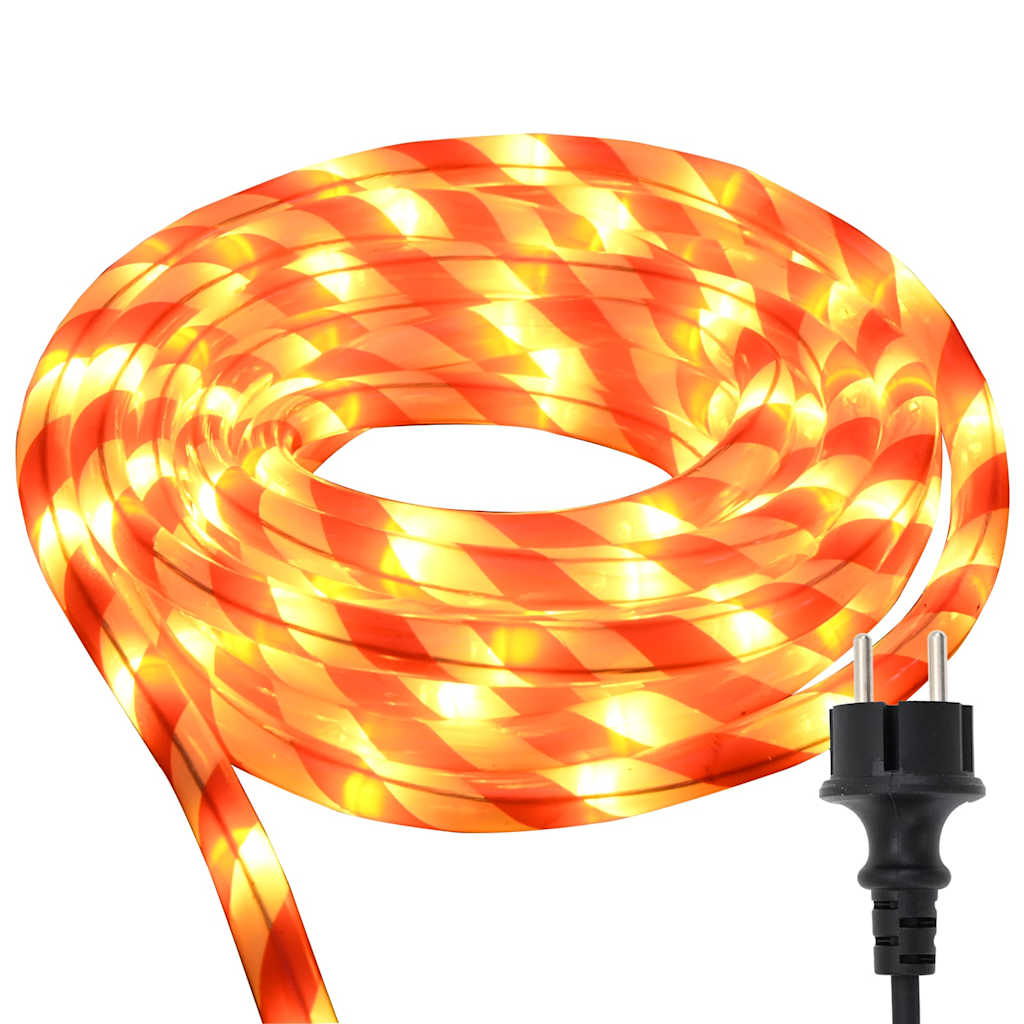 vidaXL Lina świetlna z 480 diodami LED Ciepła biel 20 m PVC