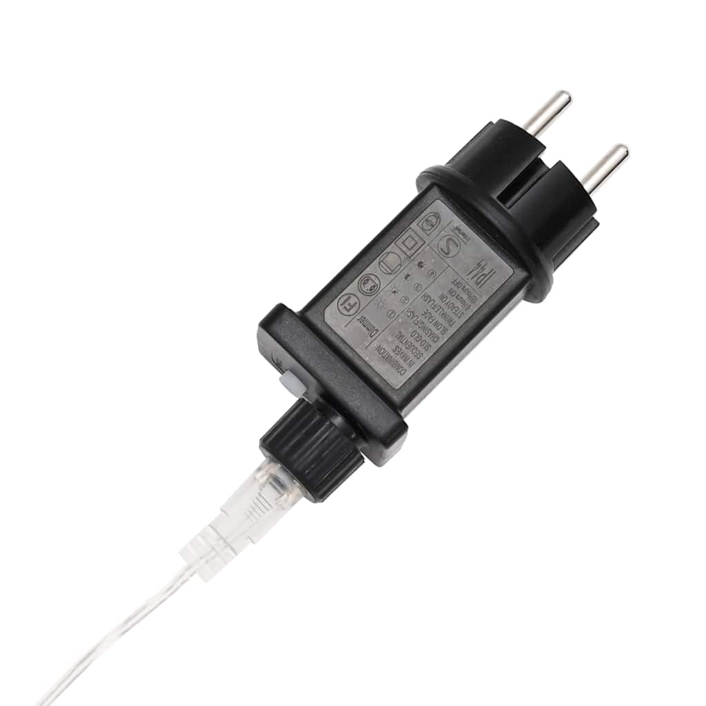 vidaXL Lina świetlna z 120 diodami LED Ciepła biel 5 m PVC