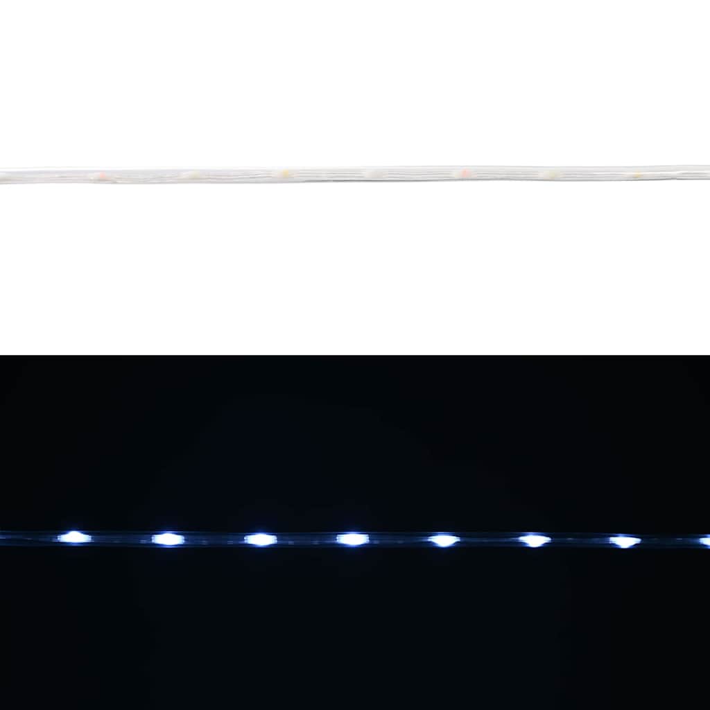 vidaXL Lina świetlna z 1200 diodami LED Zimna biel 50 m PVC