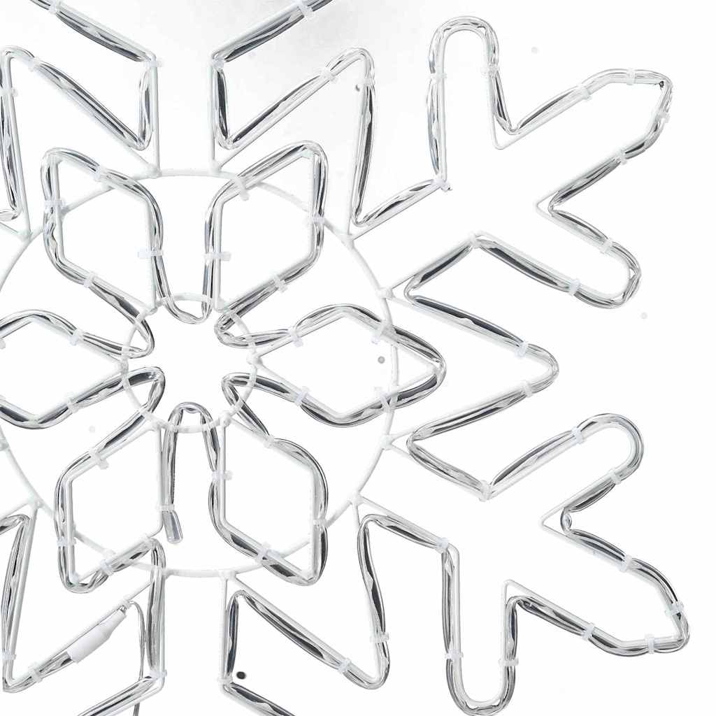 vidaXL Śnieżynka na Boże Narodzenie Niebieski 55,5 x 55,5 x 0,75cm PVC