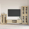 vidaXL Zestaw szafek RTV z szufladą z półką FLORIN 3 pcs Dąb Sonoma