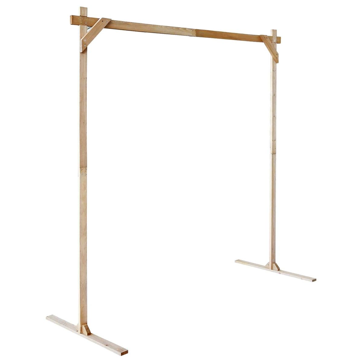 vidaXL Łuk Ślubny Jasny Brąz 225 x 95 x 226 cm Lite drewno sosnowe