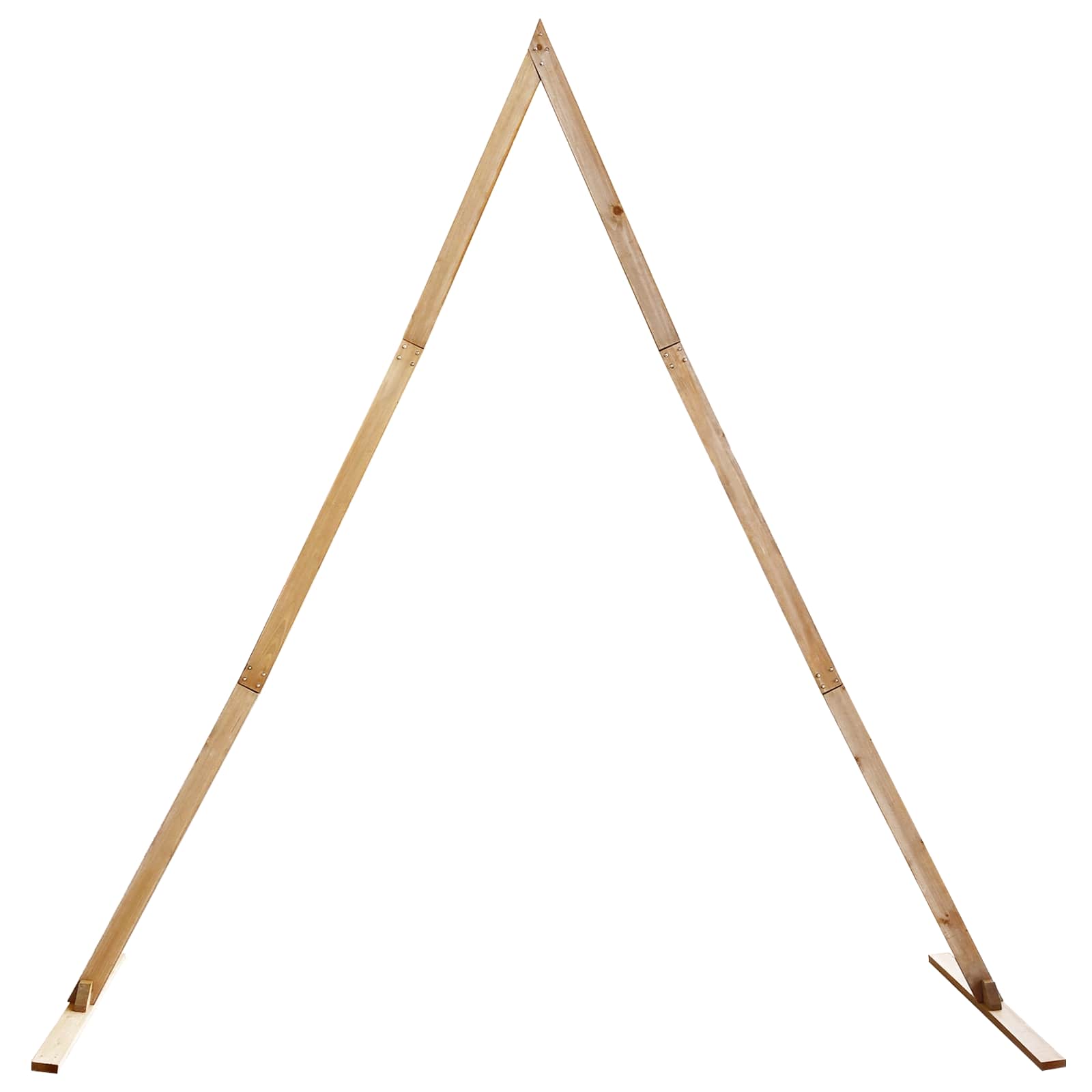 vidaXL Łuk Ślubny Jasny Brąz 202 x 95 x 254 cm Lite drewno sosnowe